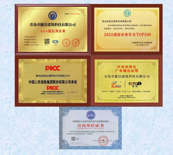卓能達(dá)公司資質(zhì)